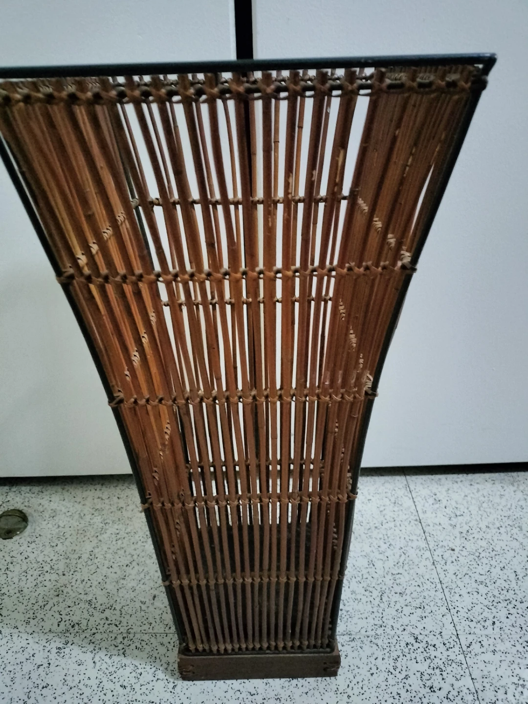 Woven Bamboo Umbrella Stand