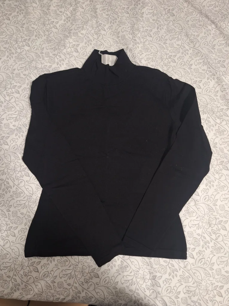 Anne Klein Black A Line Top