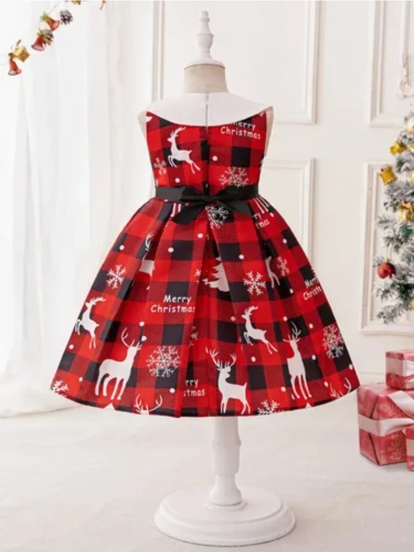 Red Plaid Christmas Dress - photo 2