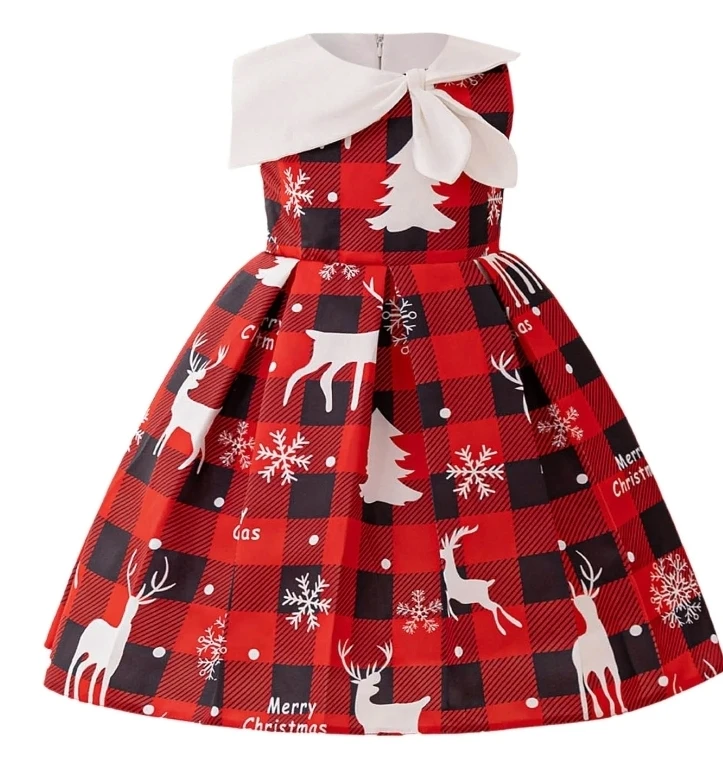 Red Plaid Christmas Dress - photo 3