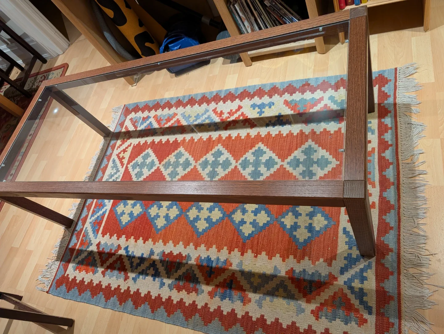 IKEA Glass Top Coffee Table