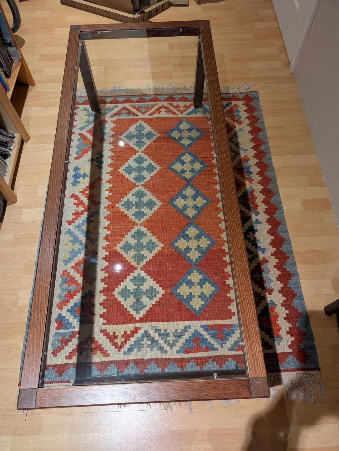IKEA Glass Top Coffee Table - photo 3