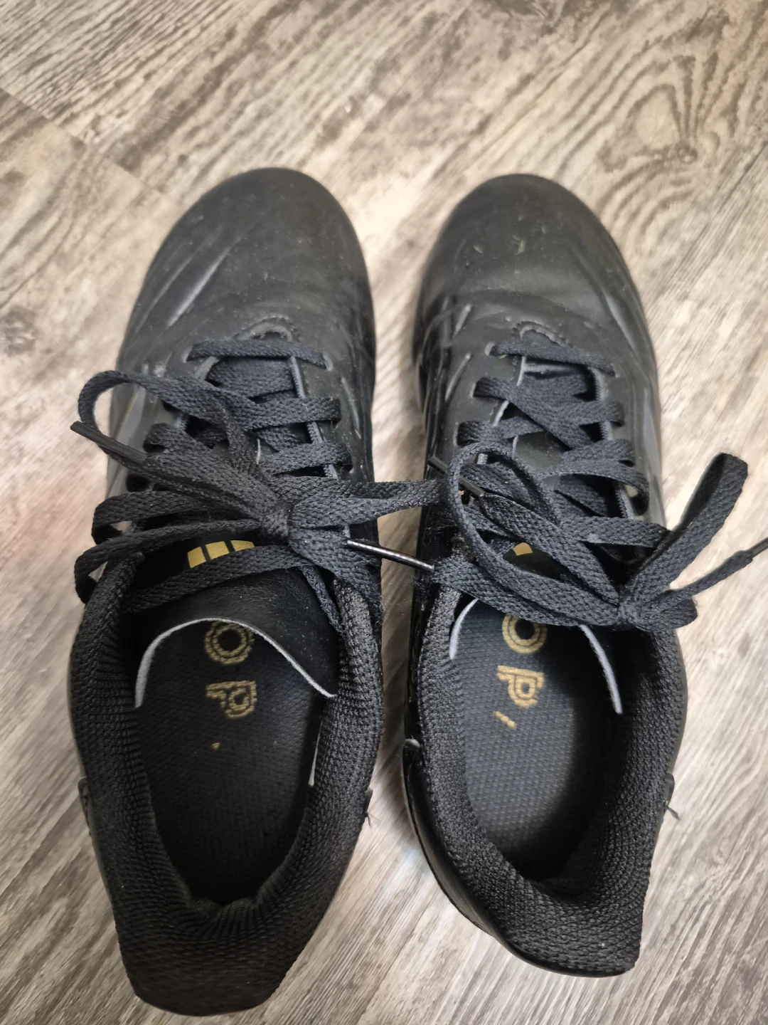 Adidas Black Soccer Cleats