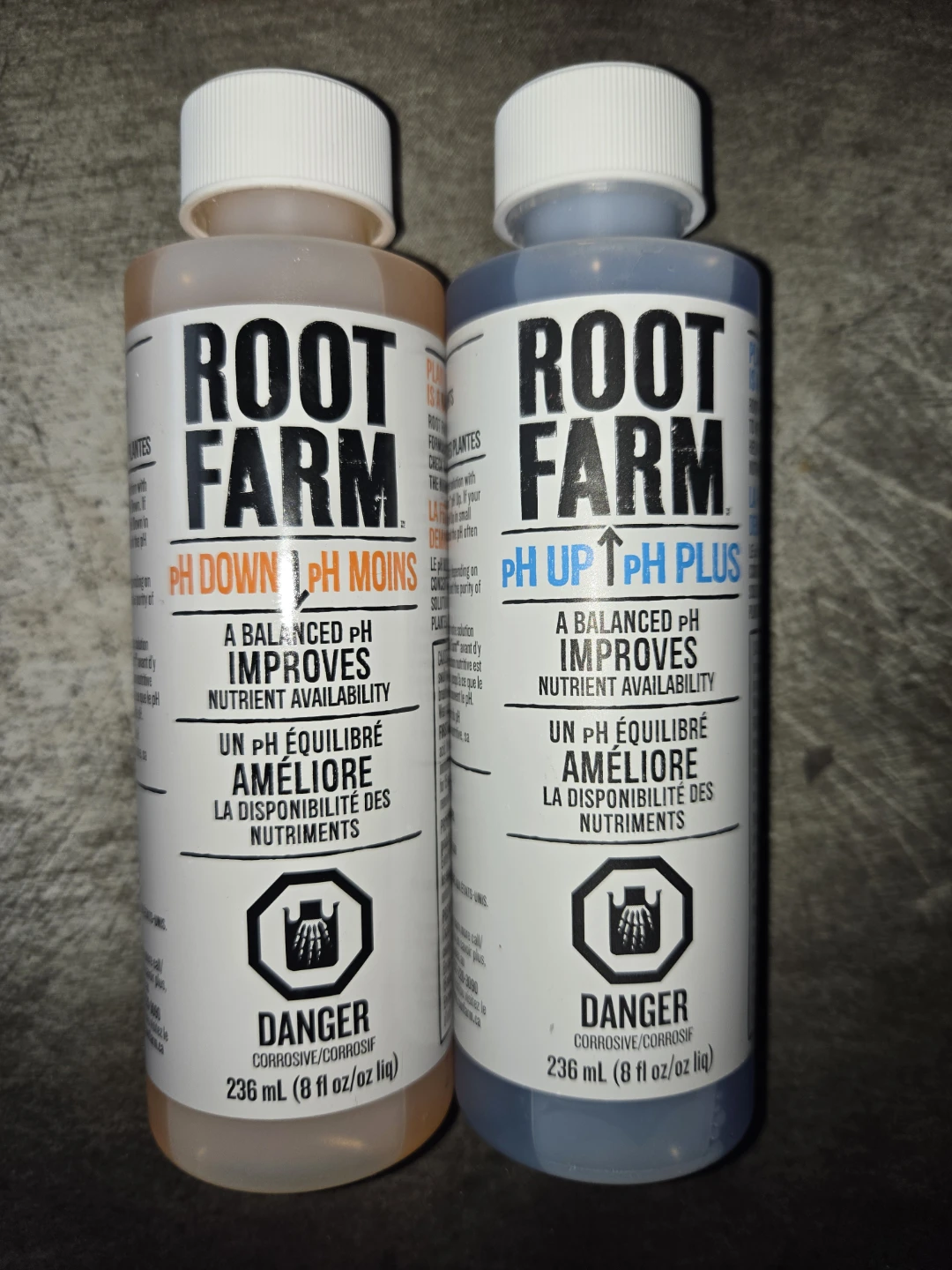 Root Farm pH Down & pH Up Set - 236 mL
