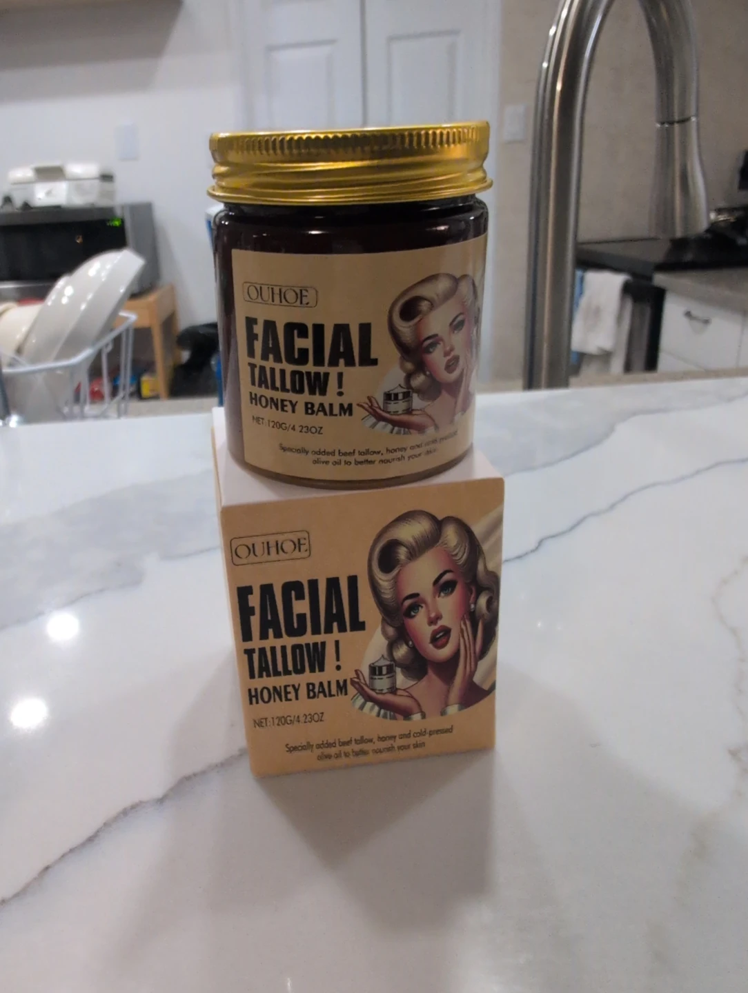 Facial Tallow Honey Balm (120g)