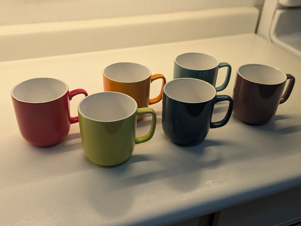 Set of 6 rainbow Mugs - photo 2