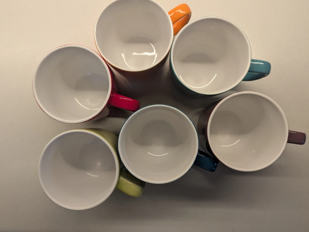 Set of 6 rainbow Mugs - photo 4