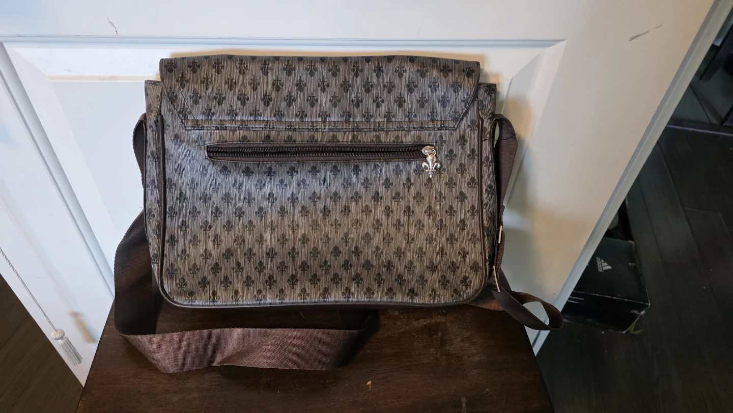 Brown Patterned Messenger Bag - photo 2