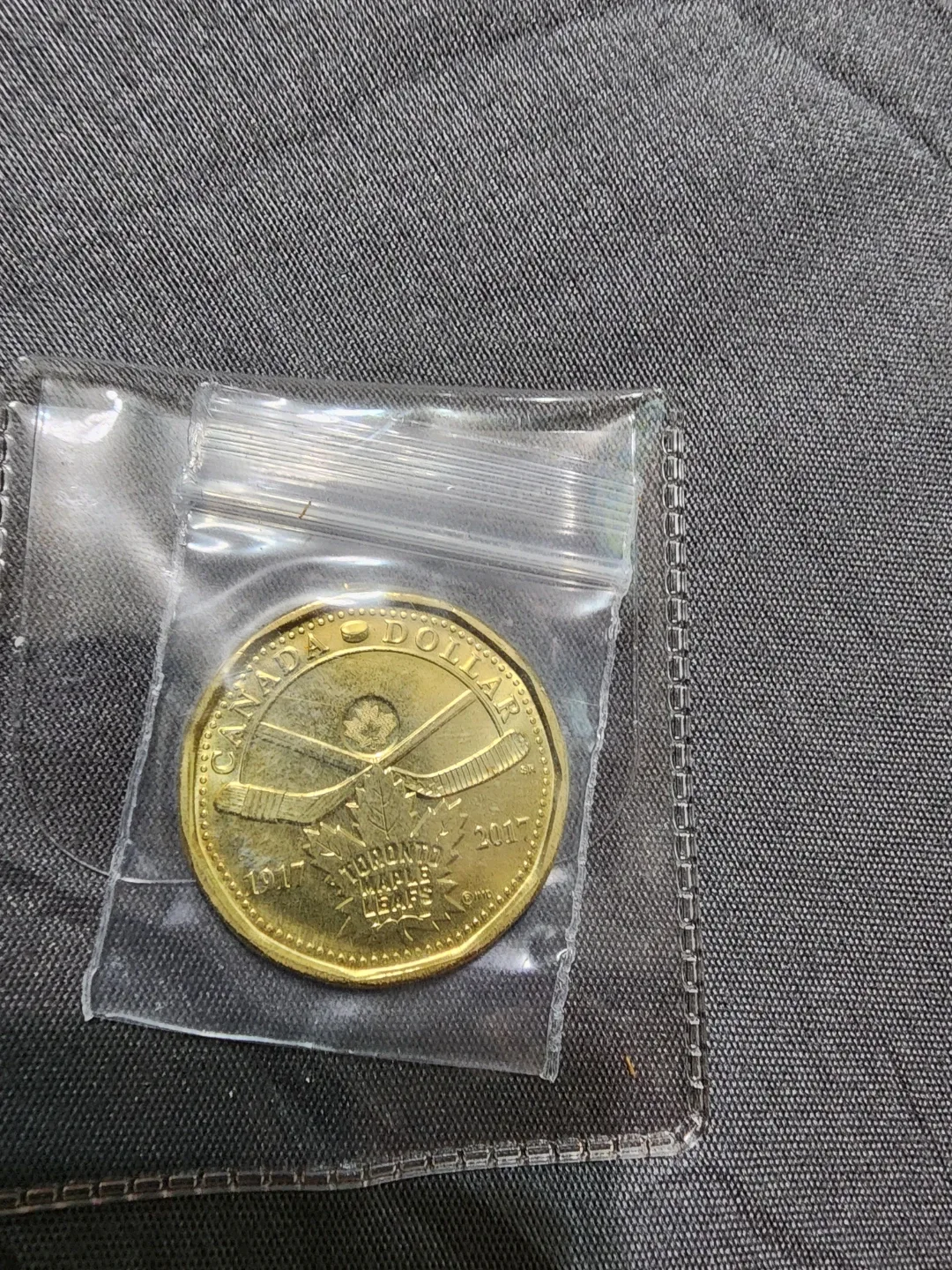 2017 Toronto Maple Leafs Canada Dollar Coin