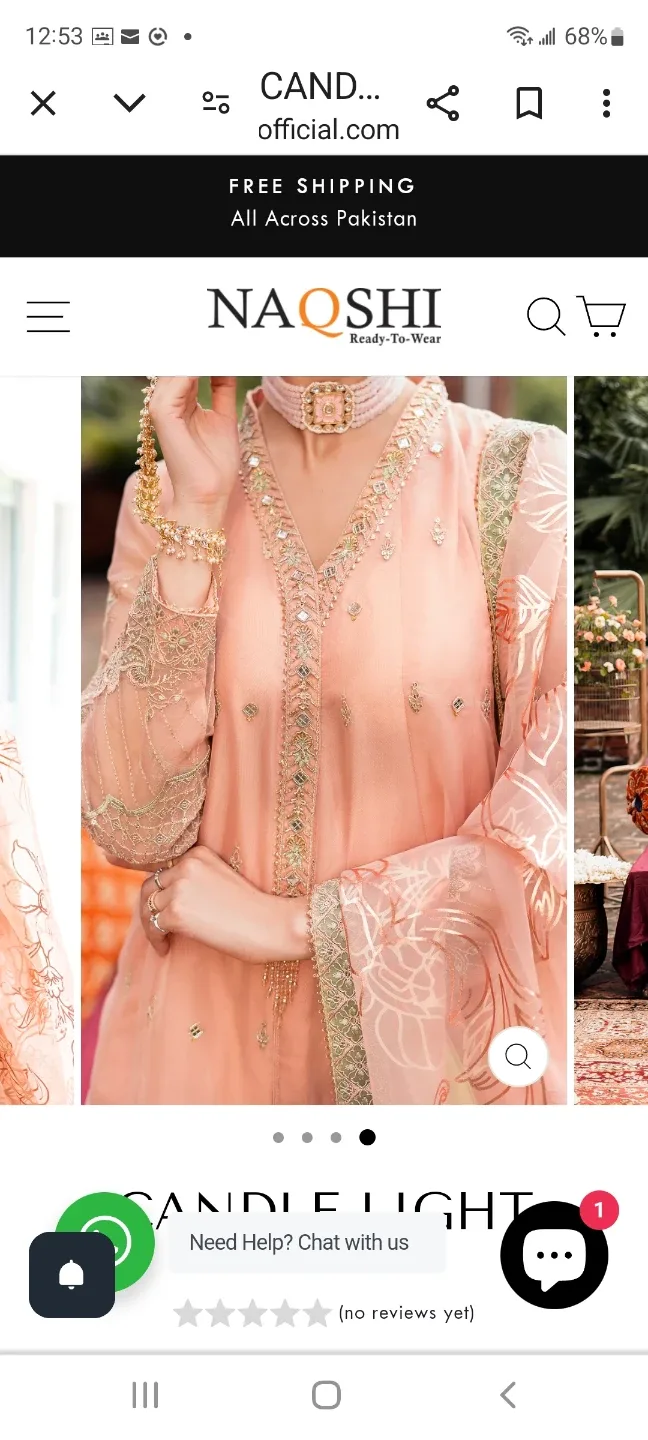 Naqshi Candle Light Dress image indicator(4)