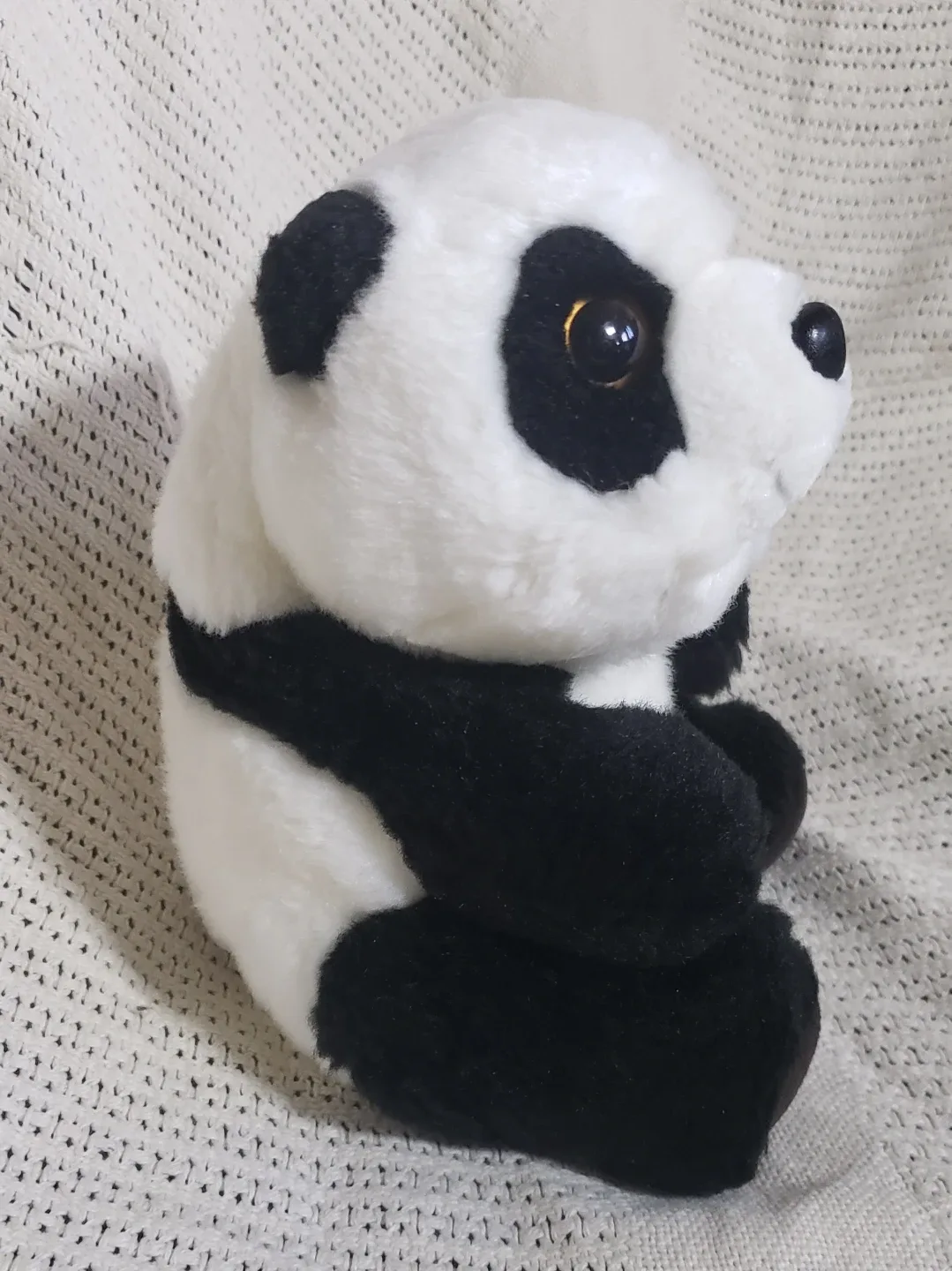 Medium Sized Stuffed Animal - Black and White Panda image indicator(2)