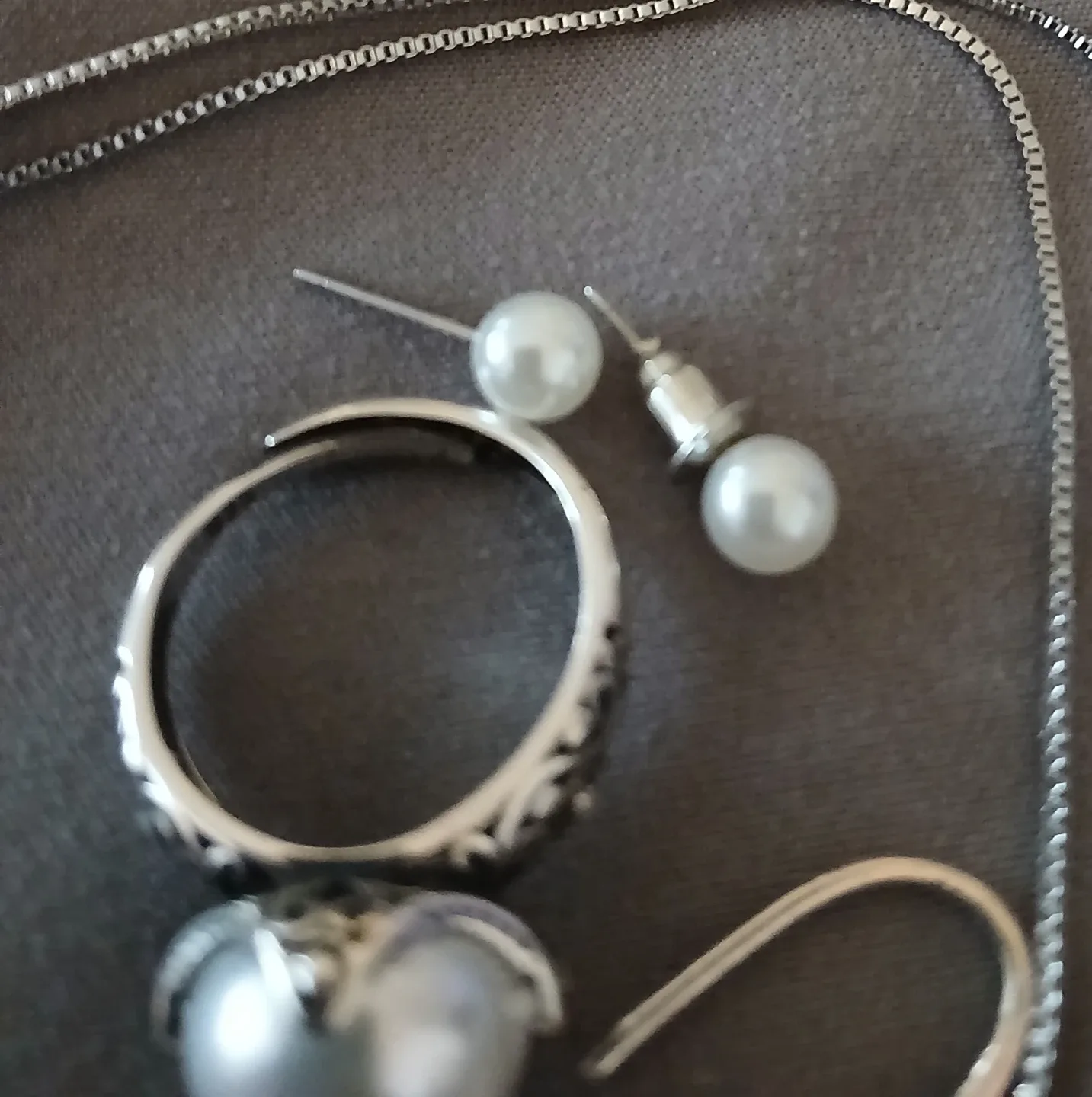 FAUX Jewellery Set - Ring, Earrings, Necklace image indicator(3)