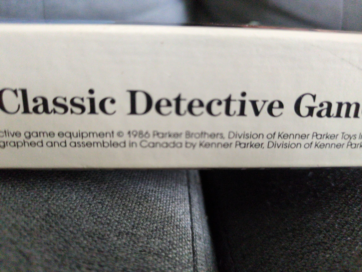 1986 Original Clue Classic Detective Game - Parker Brothers - photo 2