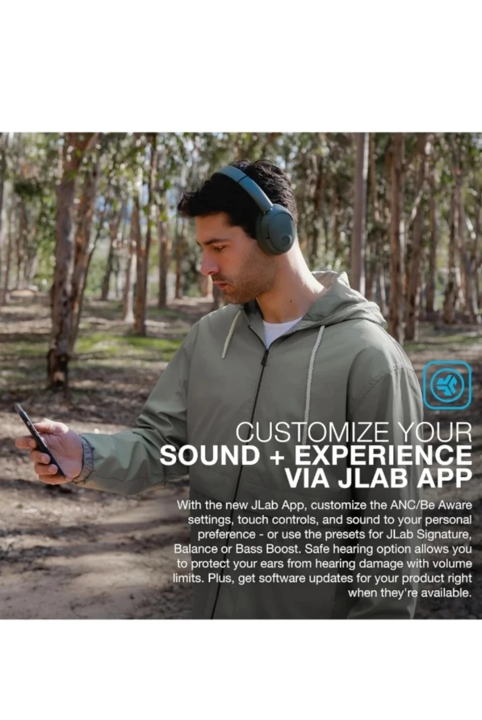 JLab Studio Pro ANC Wireless Headphones - Green - photo 5