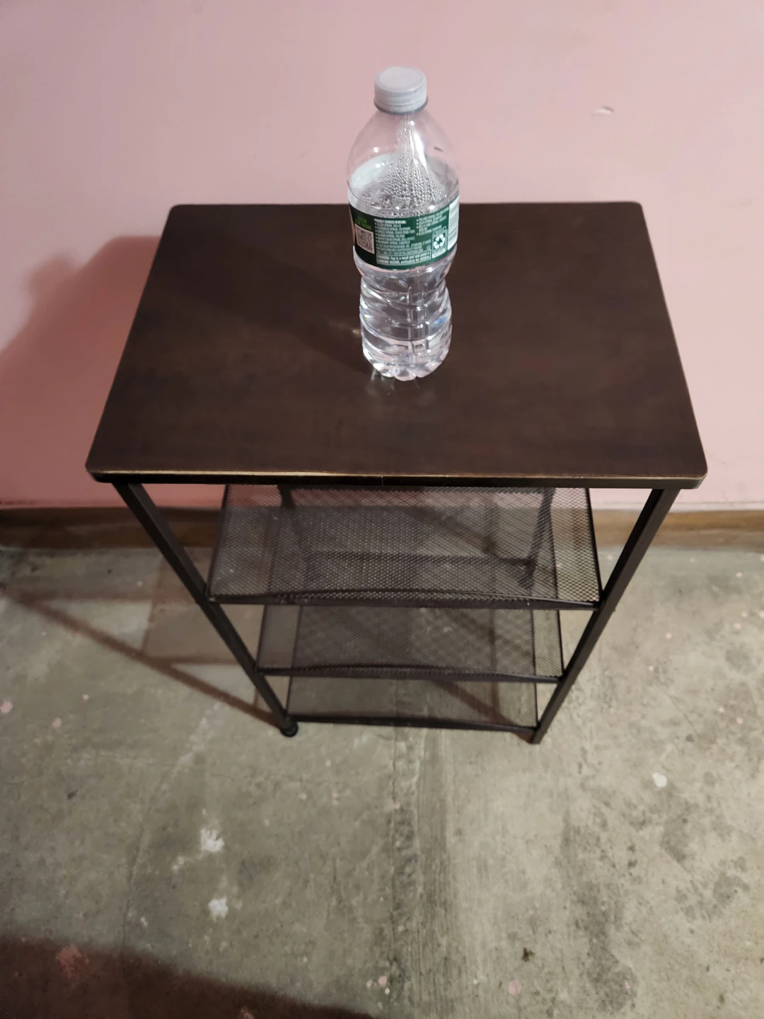 Side Table with 3 Shelves - Black - photo 2