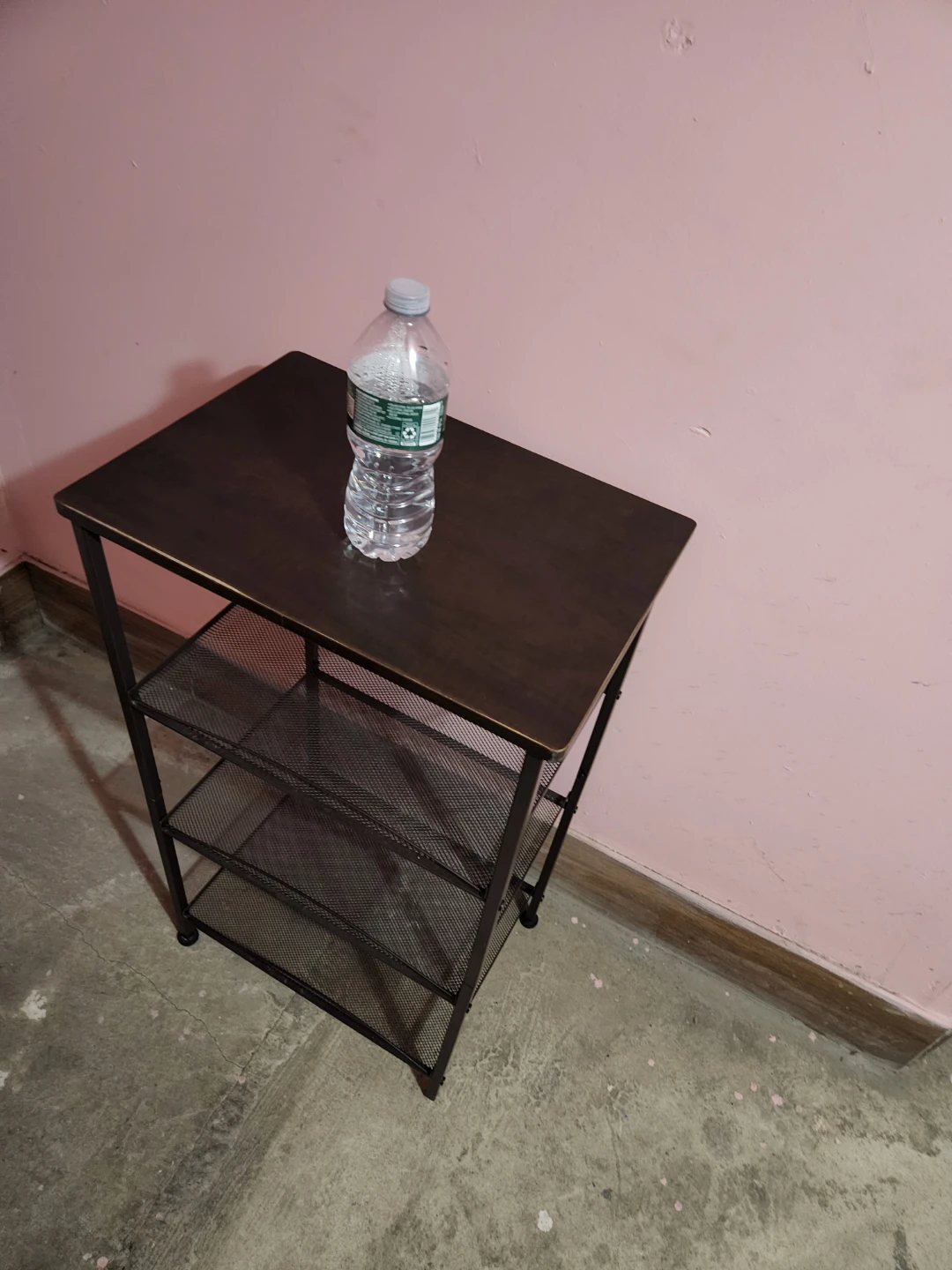 Side Table with 3 Shelves - Black - photo 3