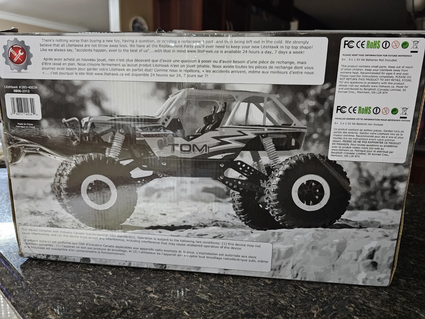 New LiteHawk Big Tom 4x4 RC Truck - photo 4