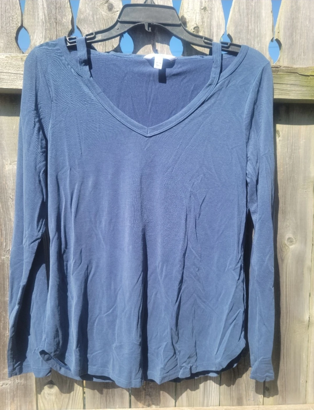 Time and Tru Blue Top - Size M (8-10)