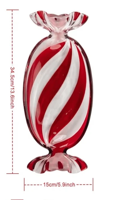 Anko Red Lolly Glass Serving Dish - photo 2