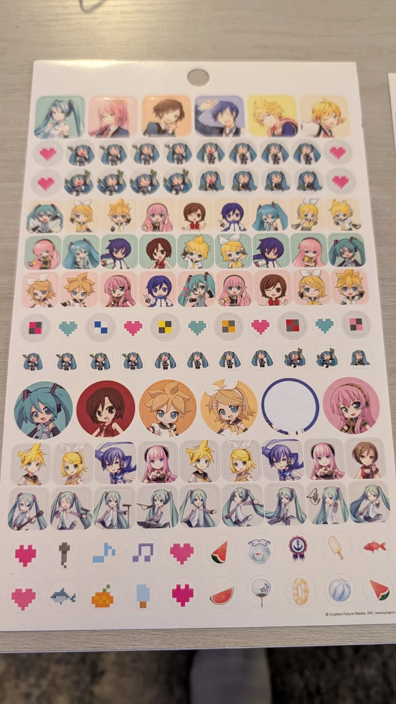 Vocaloid Character Stickers - photo 2