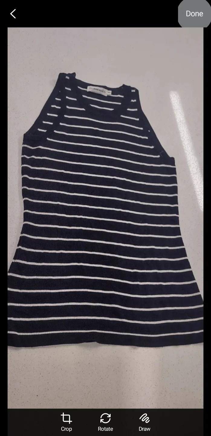 Club Monaco Striped Tank Top image indicator(3)