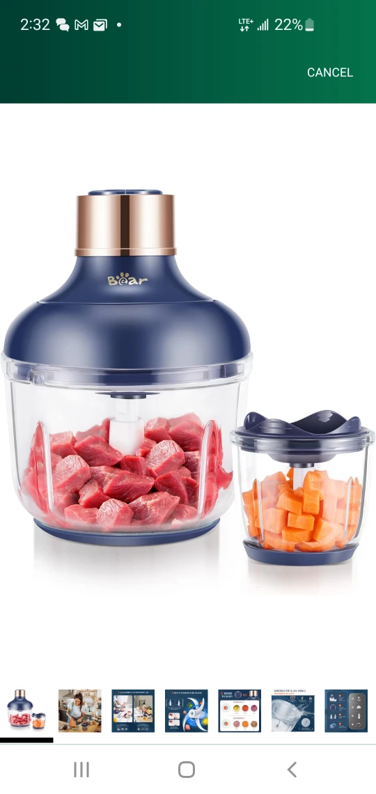 Bear Food Chopper - Brand new