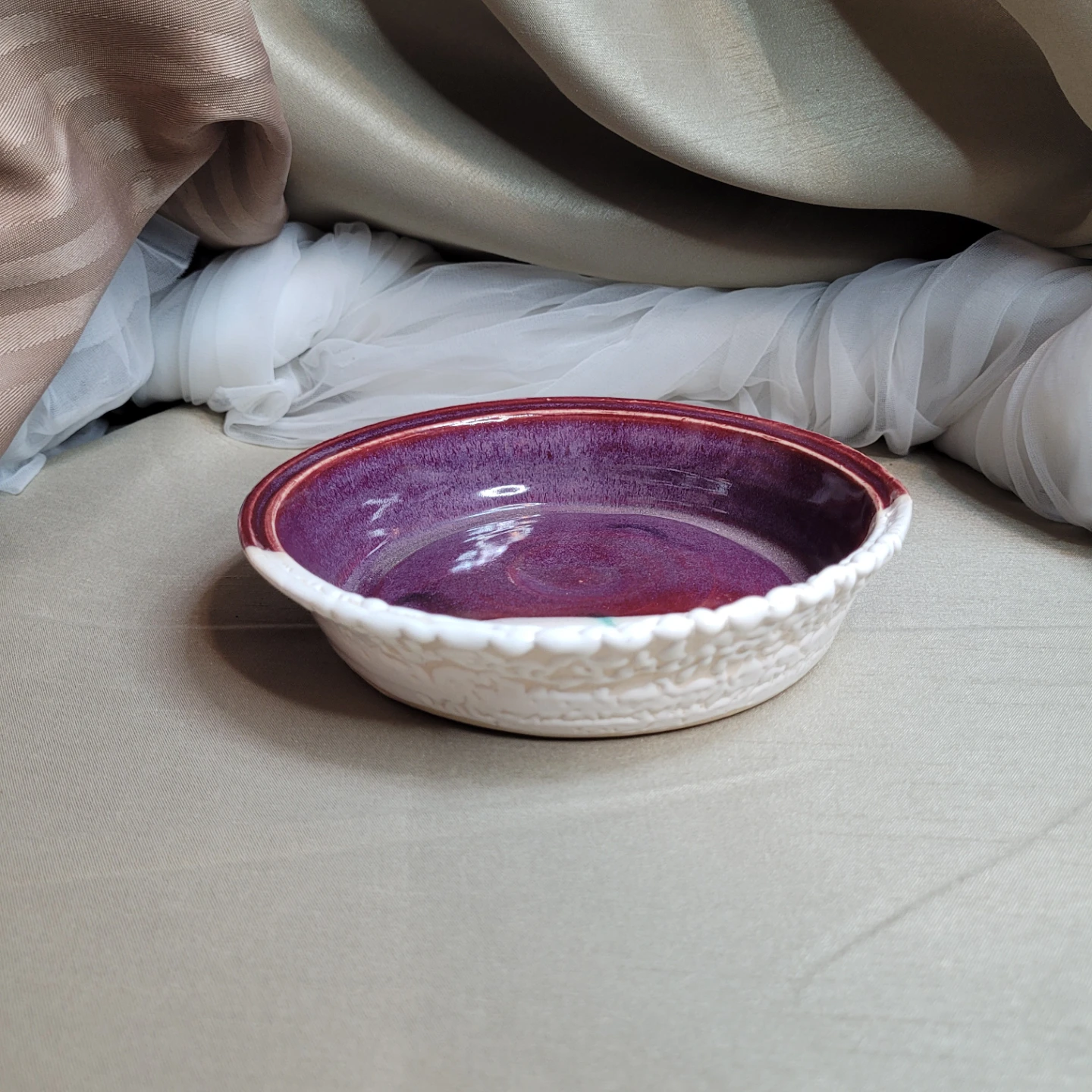 6 3/4" x 1 1/2" Deep Pottery Dish - photo 2