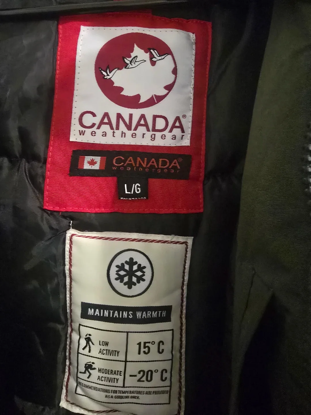 Women Canada Weather Gear Parka - Size Large image indicator(7)