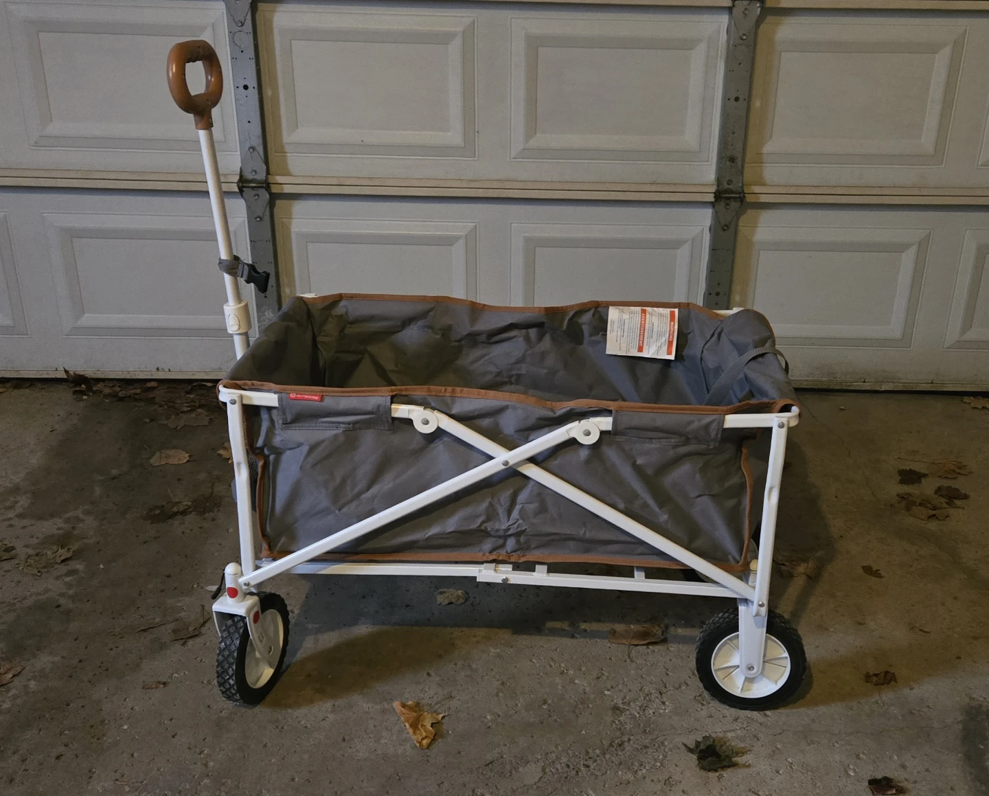 Compact Folding Wagon - Grey