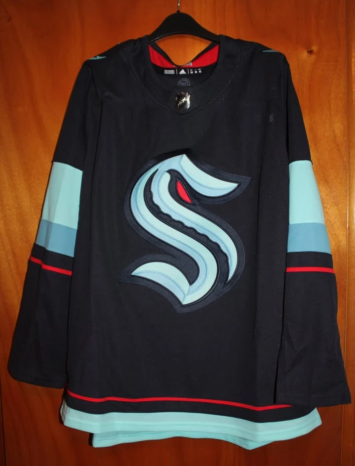 Seattle Kraken Adidas Primegreen NHL Jersey Size 52 With Tags