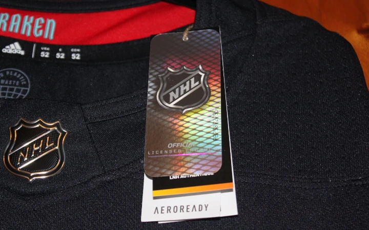 Seattle Kraken Adidas Primegreen NHL Jersey Size 52 With Tags - photo 3