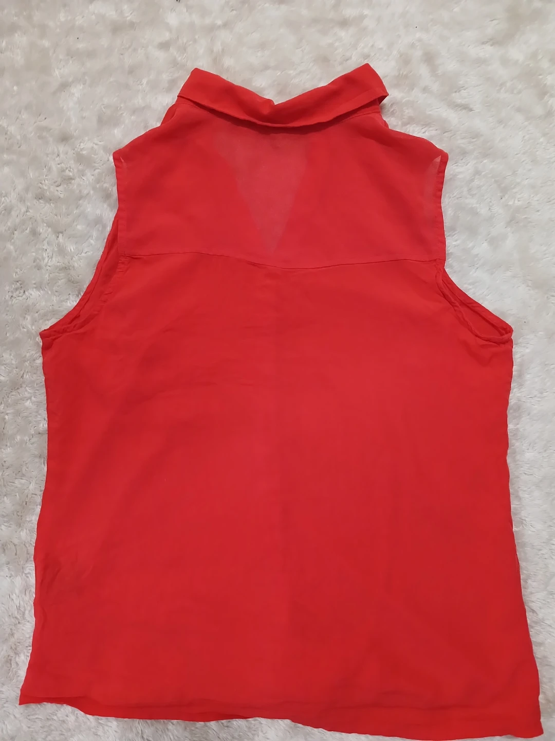 Rye Touch Red Sleeveless Blouse - photo 3