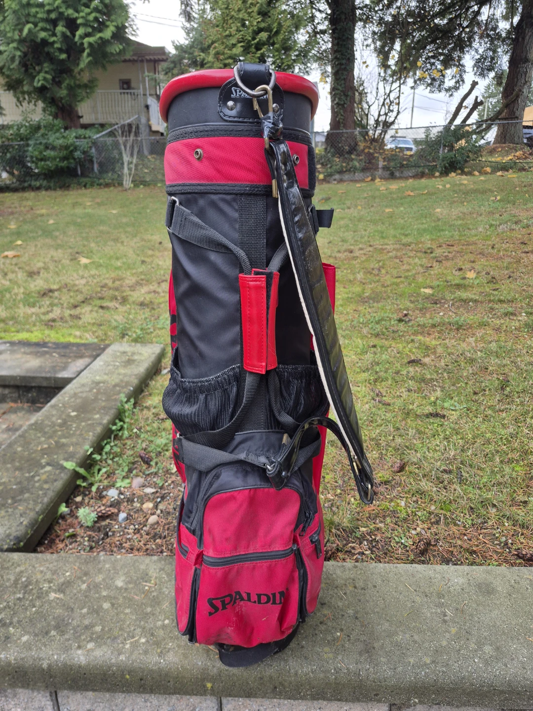 Spalding Golf Bag - Red & Black - photo 5