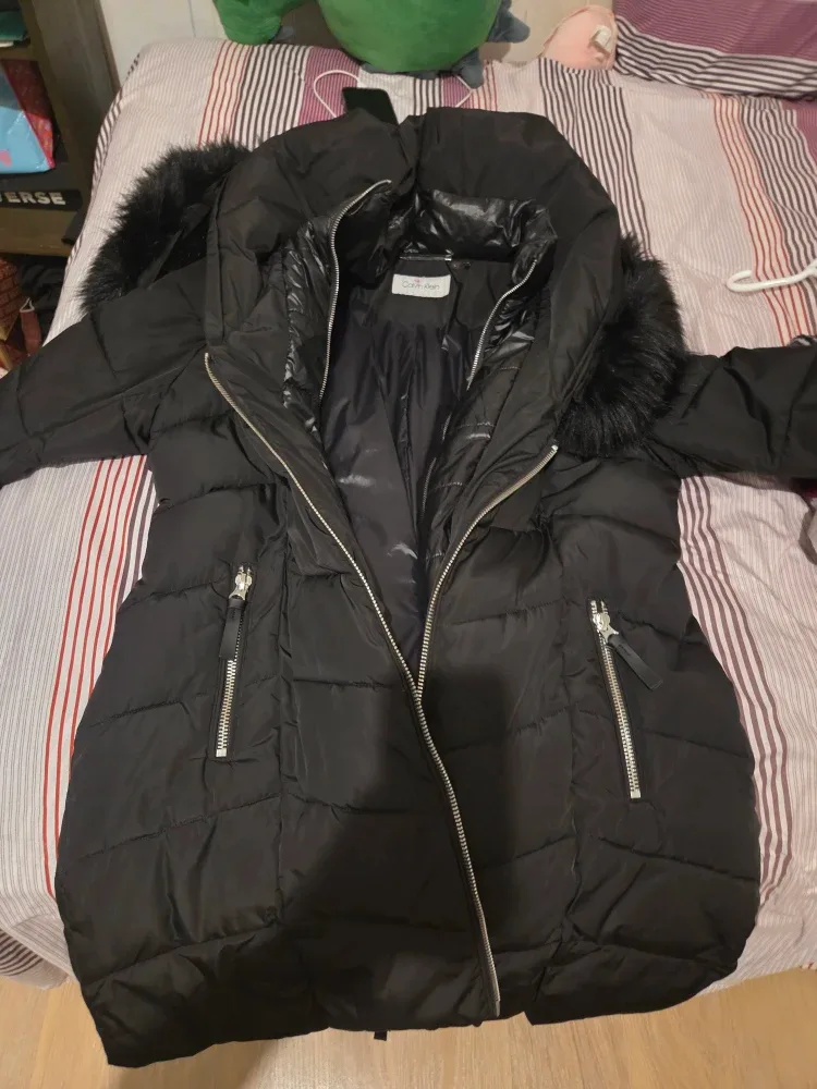 Calvin Klein Black Puffer Coat