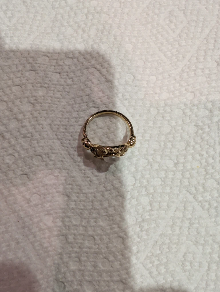Vintage Style Oracle of Delphi Ring 925 gold plated - photo 3