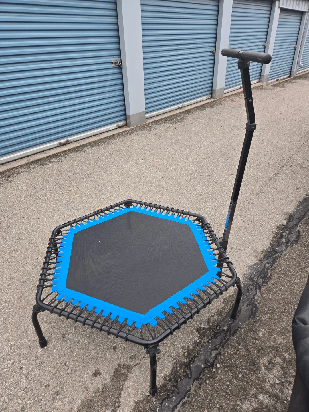 Fitness Trampoline with Handle Bar