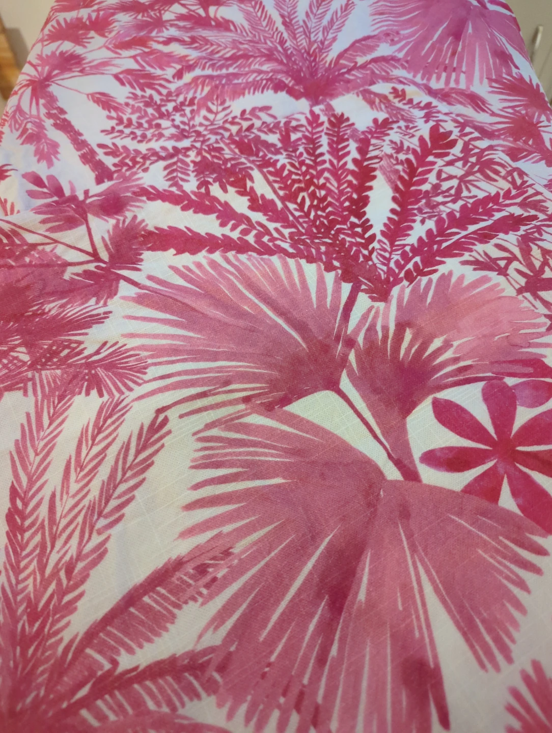 Pink Palm Print pillow covers (Last day moving Sunday)