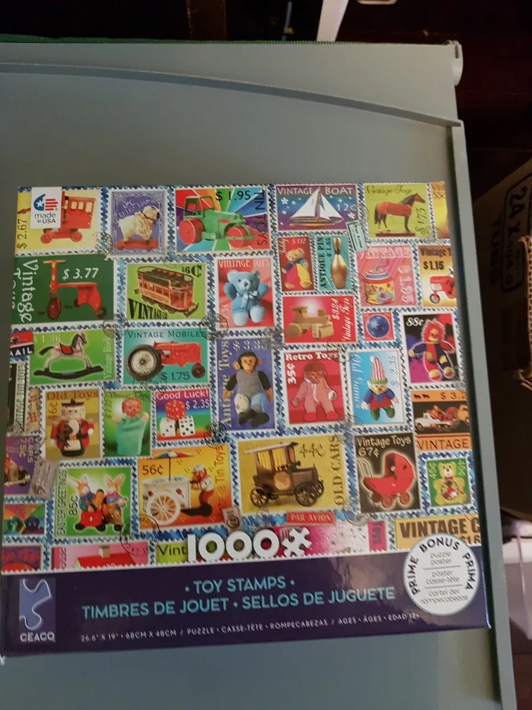 Ceaco Toy Stamps 1000 Piece Puzzle #cleanout