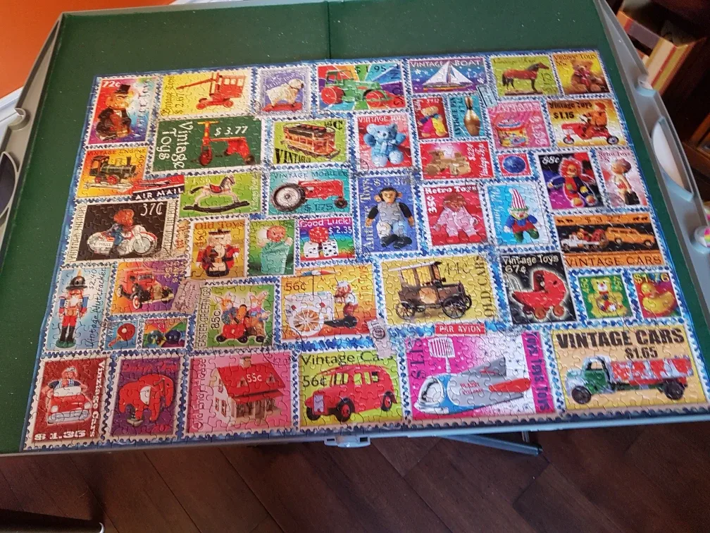 Ceaco Toy Stamps 1000 Piece Puzzle #cleanout image indicator(2)