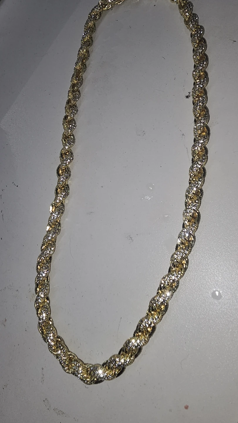 Gold & Diamond Chain Necklace