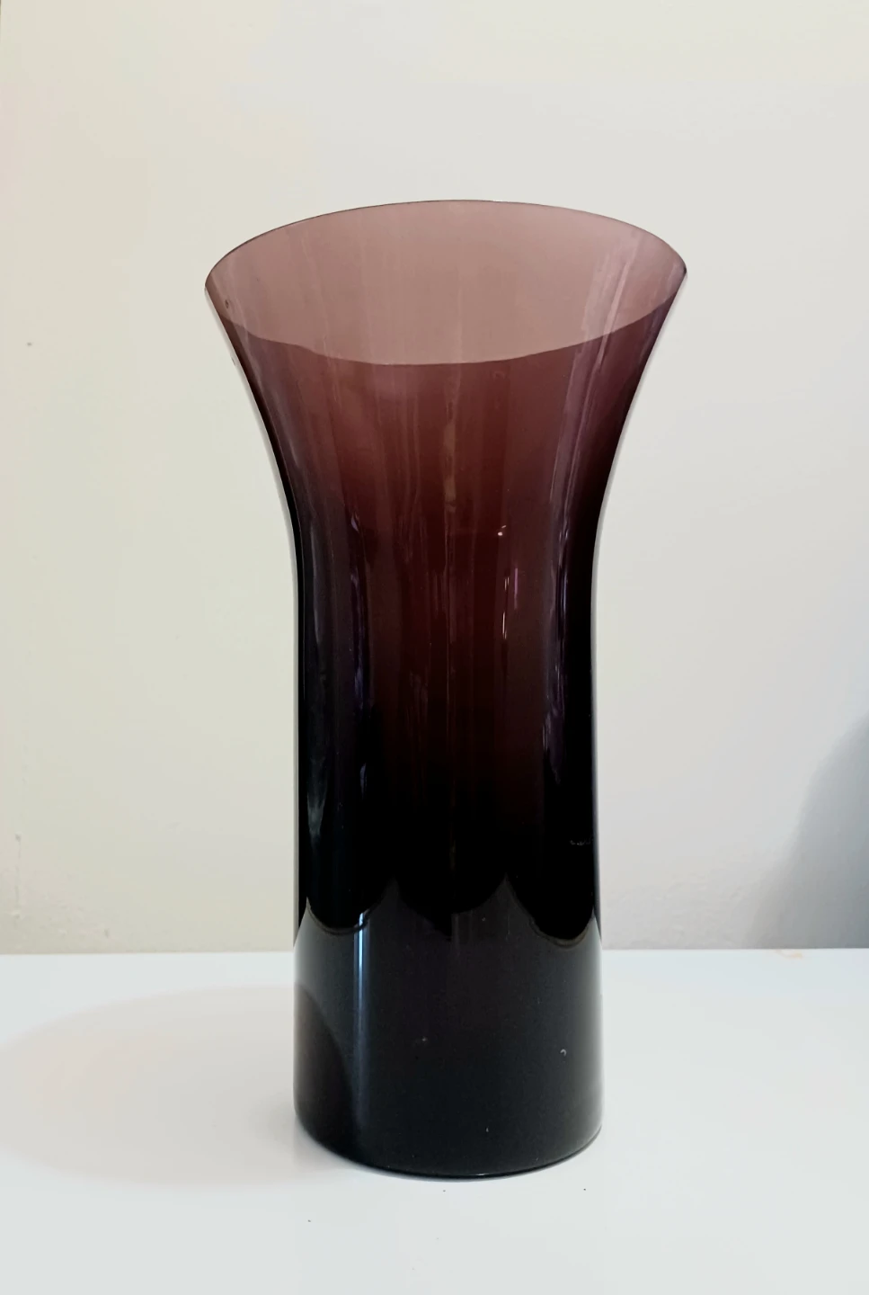 Unique Italian Purple Amethyst Crystal Vase