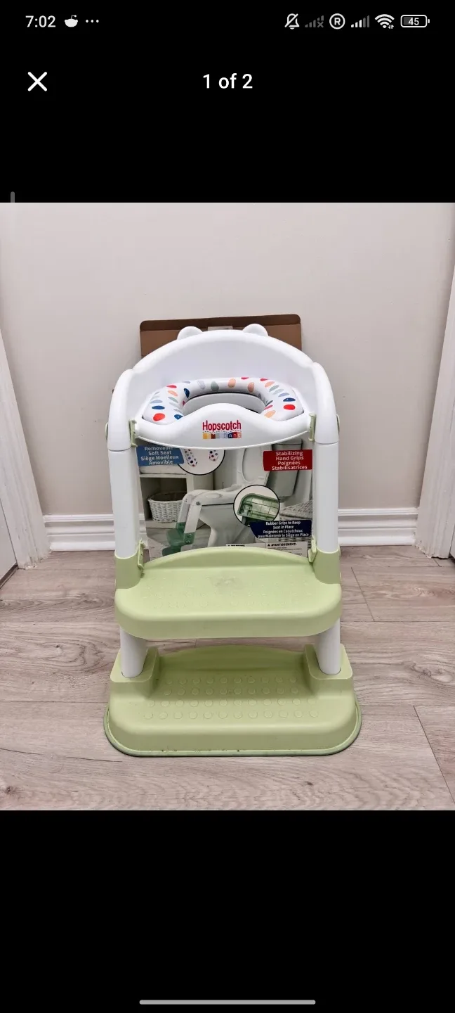 Hopscotch Step Up Potty - Like New! image indicator(2)