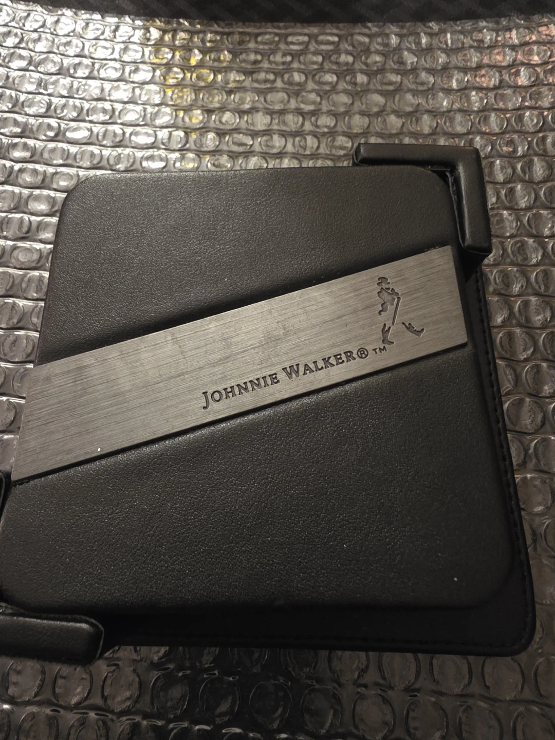 Johnnie Walker Black Leather Coasters (Set of 4)