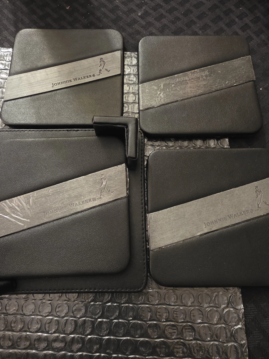 Johnnie Walker Black Leather Coasters (Set of 4) - photo 2