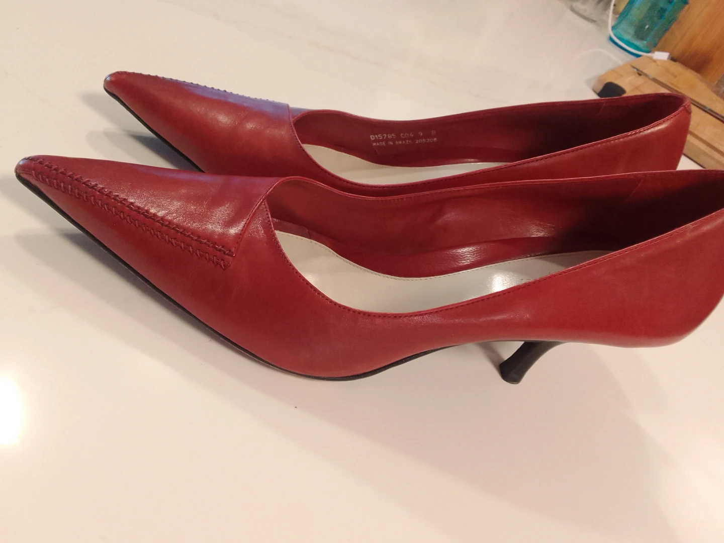 Cole Haan Red Leather Heels - photo 3