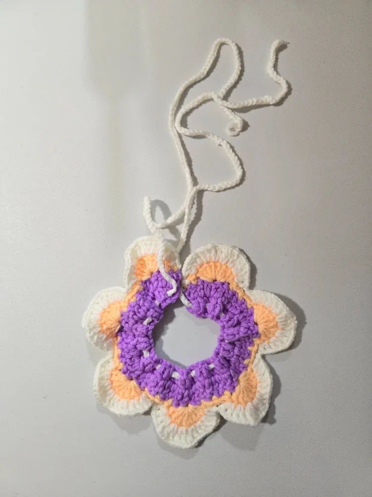 Handmade Adjustable Crochet Pet Collar, Christmas gift #Cleanout image indicator(3)