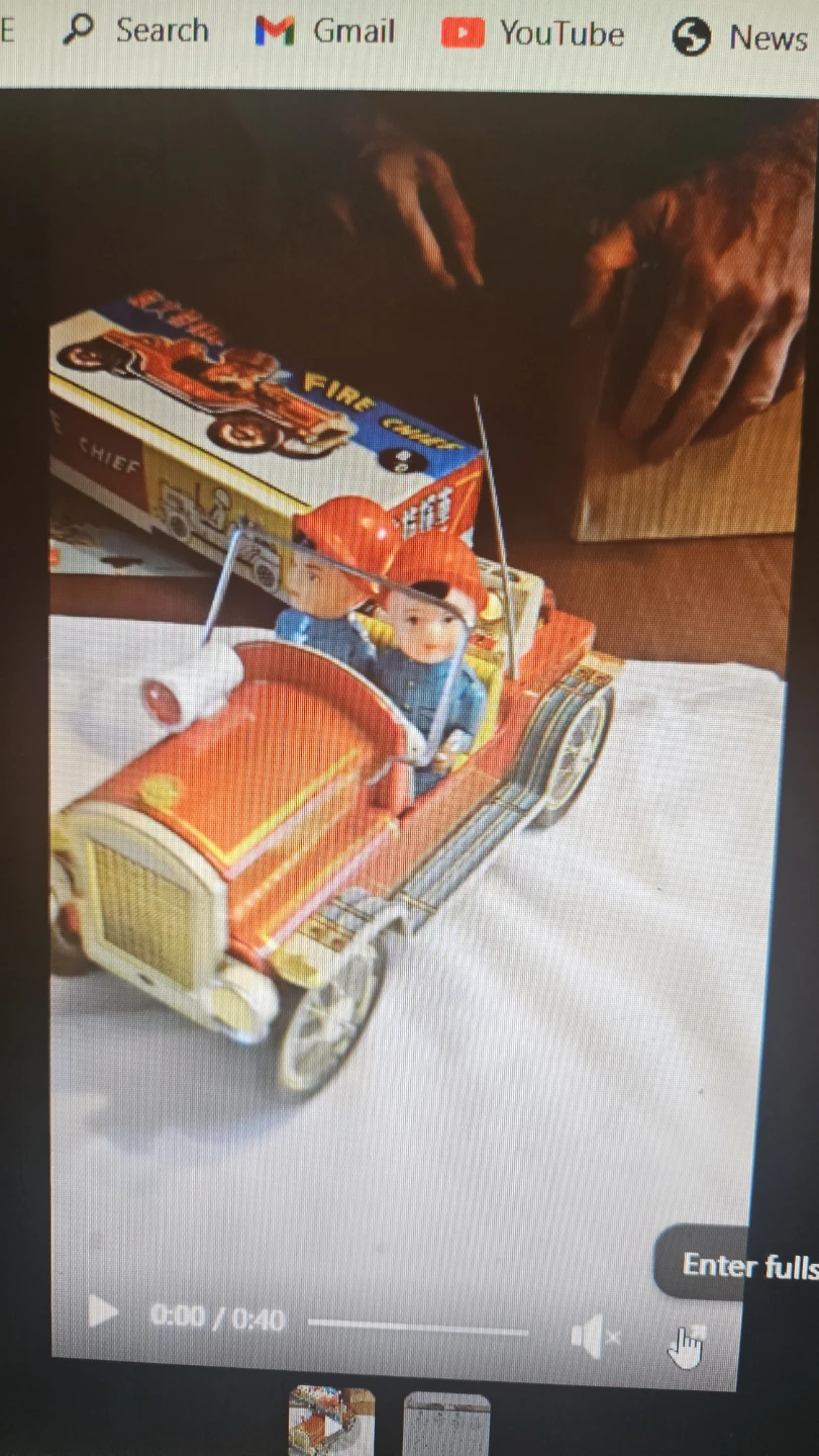 Vintage Fire Chief Car Toy - photo 3