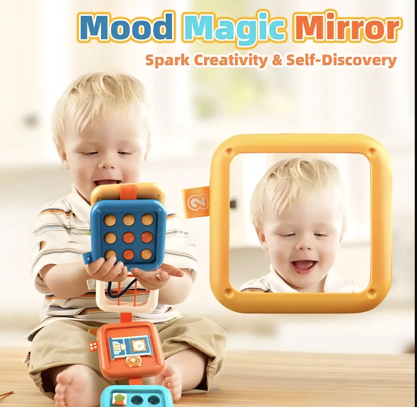 Travel Toys, Activity Cube Foldable Learning Toys Toddlers - photo 4