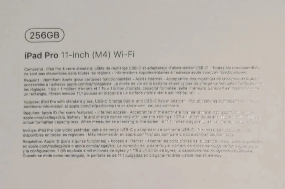 iPad Pro 11-inch (M4) Wi-Fi 256GB - photo 2