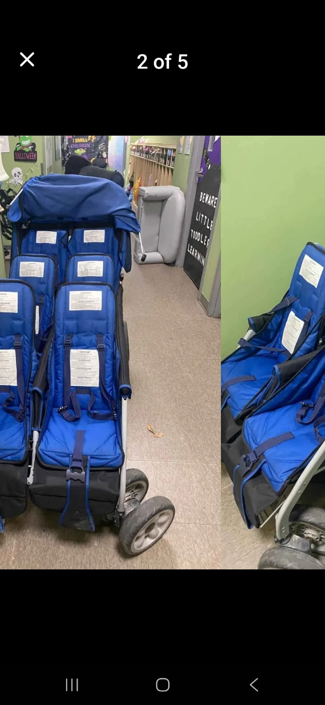 Blue 6-Seat Stroller - photo 3